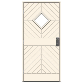 YTTERDÖRR ALBINONI VIT